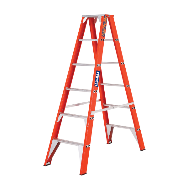 Ladamax Fibreglass Double Sided Step Ladder